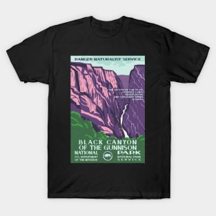 Black Canyon Of The Gunnison National Park WPA T-Shirt